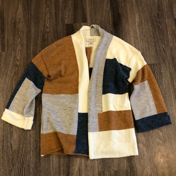 fable Sweaters - Colorblock cardigan